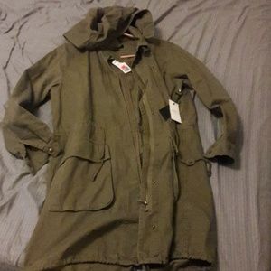 Long Army Style Jacket.